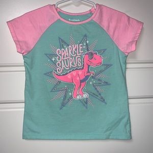 Short sleeve raglan tee, sz 4T